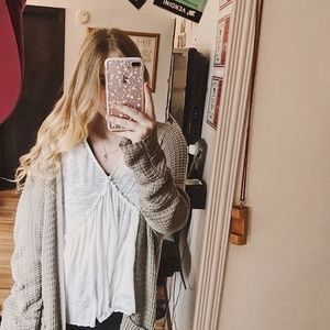 Gossamer White Ruffled Tank